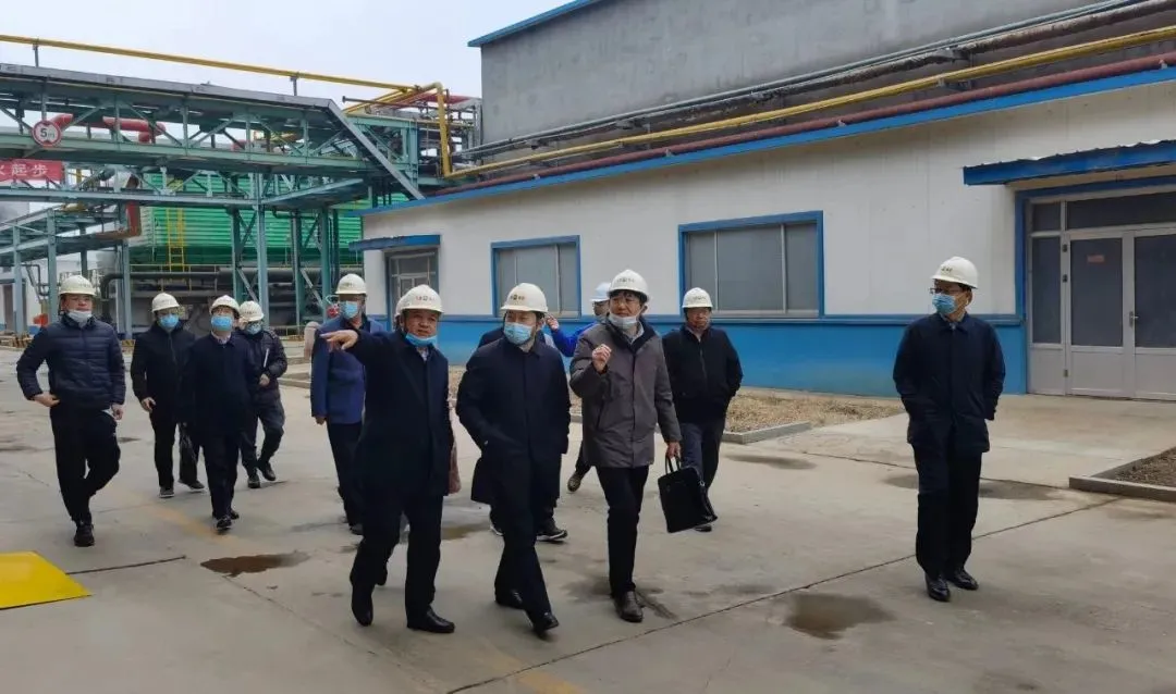 烏蘭察布市委常委、集寧區委書記奇·達楞太率隊調研南大光電(圖1)